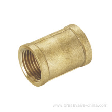 Brass female straight coupling